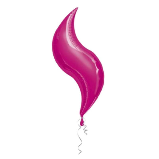 Balão Metálico Curve Fuchsia
