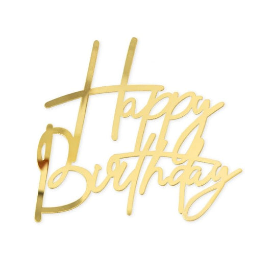 Frente Bolo Happy Birthday ...