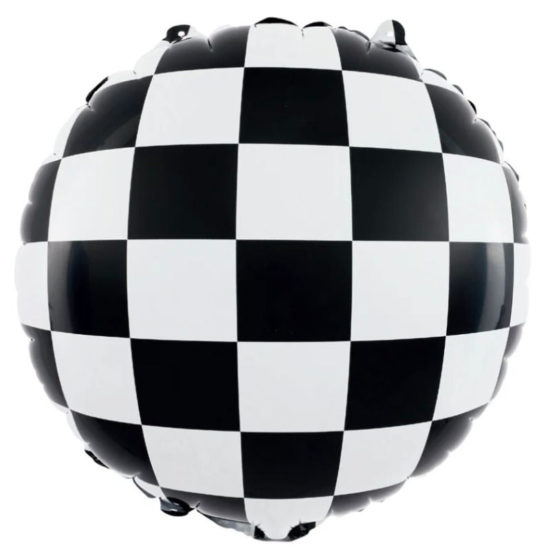 Balão Bandeira de Xadrez 46cm
