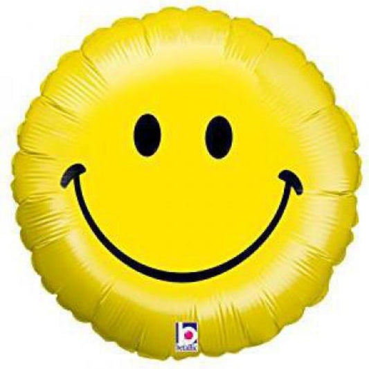 Balão Metálico Emoji smile