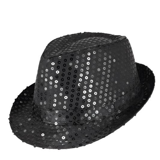Chapéu Lantejoulas Pretas