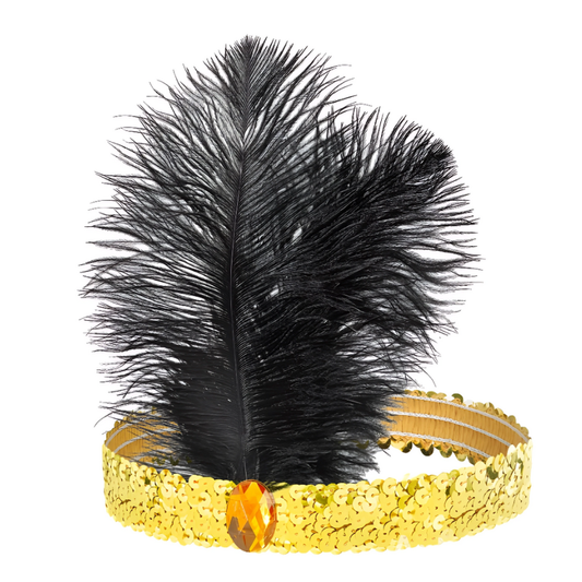 Tiara Lantejoulas Douradas ...