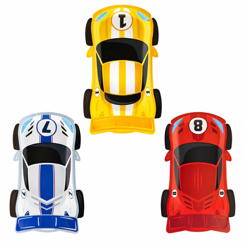 Pratos Carros Corrida