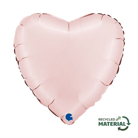 Balão Coração Rosa Pastel A...