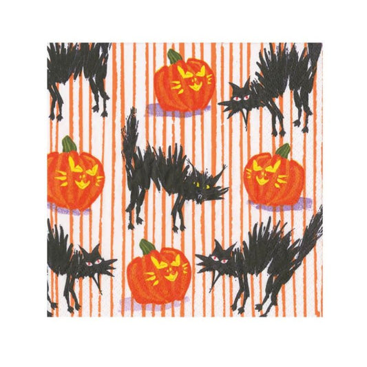 Guardanapos halloween cats