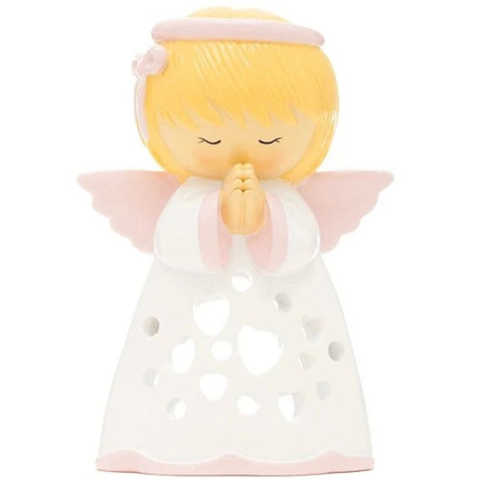Anjo rosa para vela led