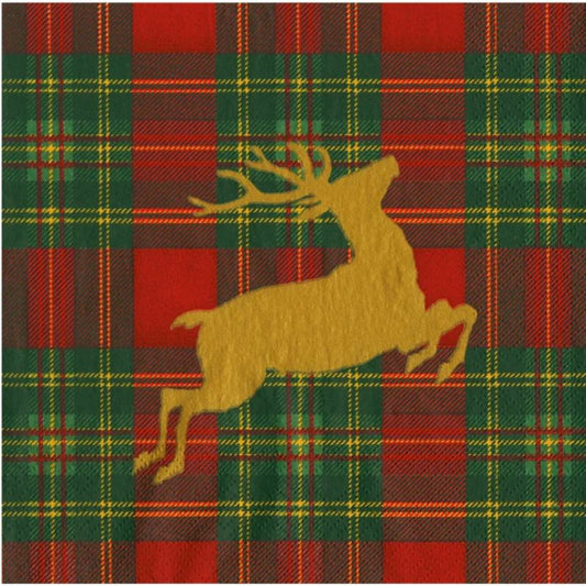 Guardanapos red reindeer ta...