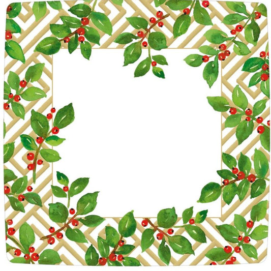 Pratos holly fretwork 26cm