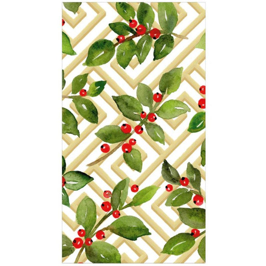 Guardanapos holly frework