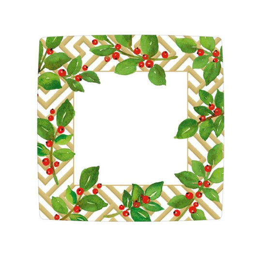 Pratos holly fretwork 18cm