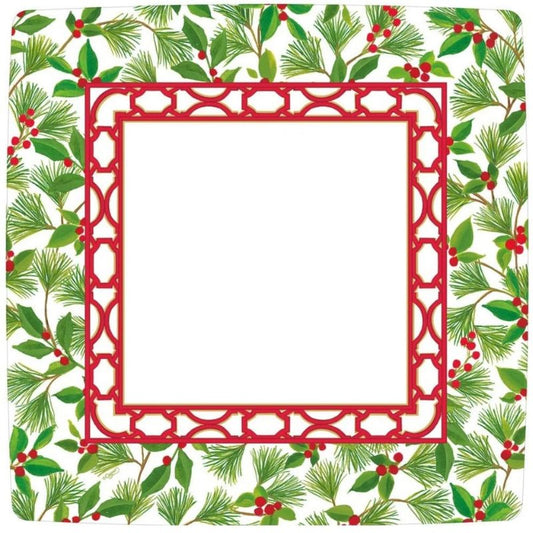 Pratos knots and greenery 26cm