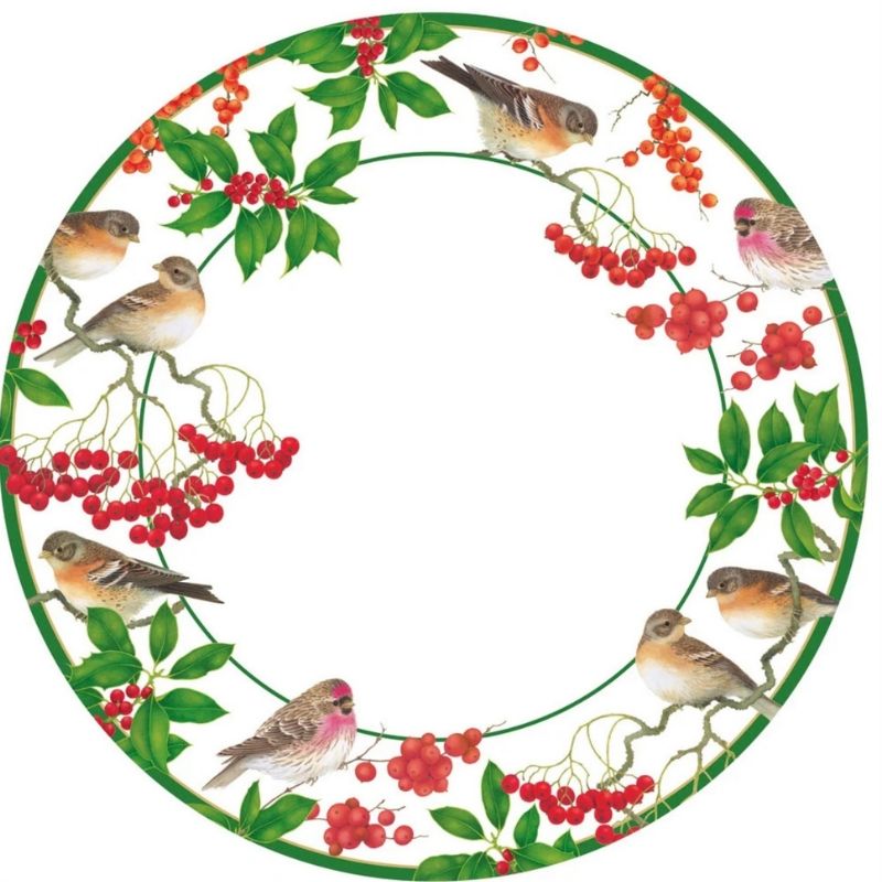 Pratos birds and berries 27cm