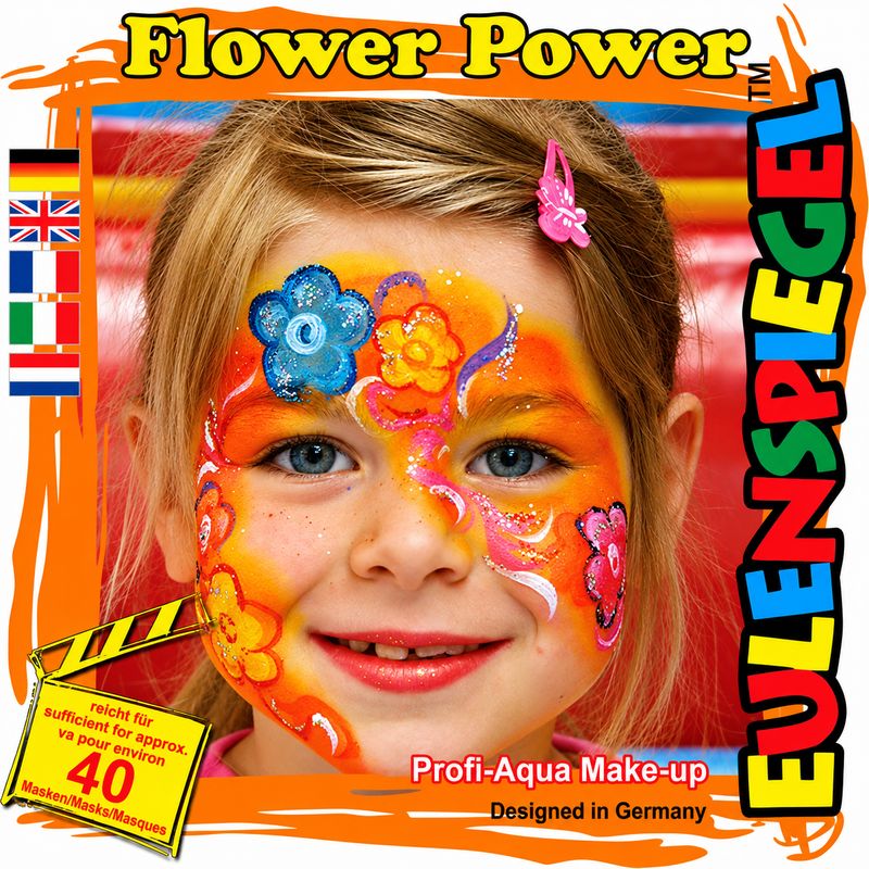 Kit Pintura Facial Flor Power