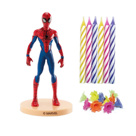 Kit Homem Aranha com 10 Velas