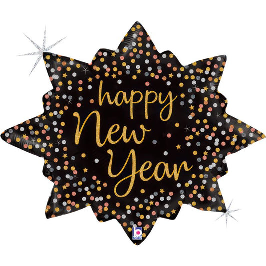 Balão Confetti HappY New Ye...