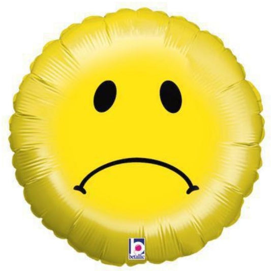 Balão Emoji Triste 46cm