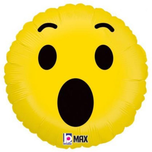 Balão Metálico Emoji wow!