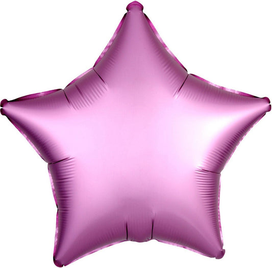 Balão Metálico estrela rosa...