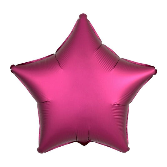 Balão Metálico Estrela Rosa...