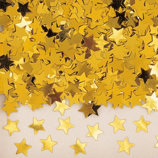 Confettis Estrelas Douradas