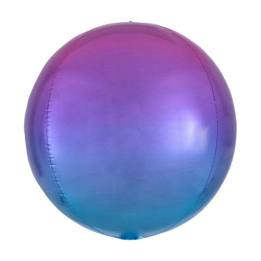 Balão Ombre Orbz Rosa e Azul
