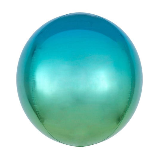 Balão Ombre Orbz Azul e Verde
