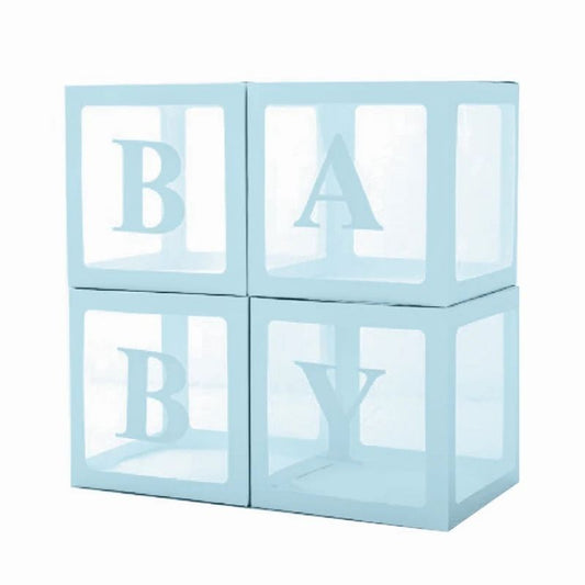 Caixas Baby para Balões Azul