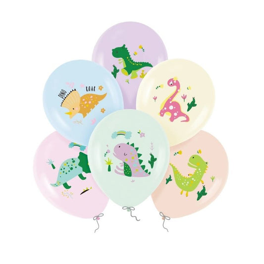 Balões Látex Dinossauros Pa...
