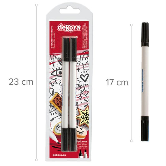 Canetas tinta comestivel preta