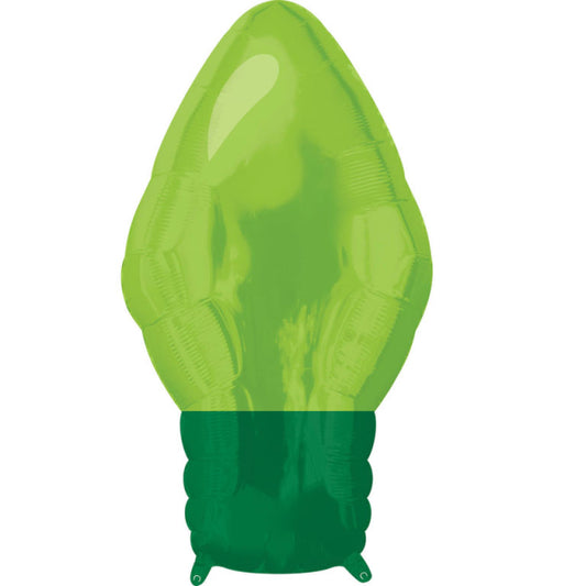 Balão Metálico verde luzes ...