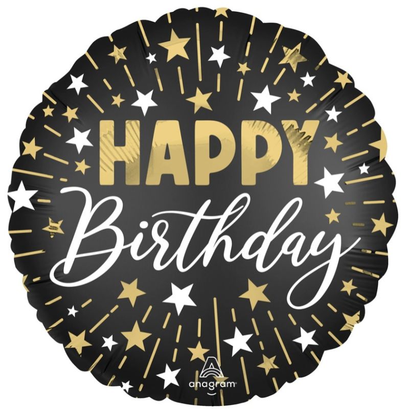 Balão Metálico happy birthday