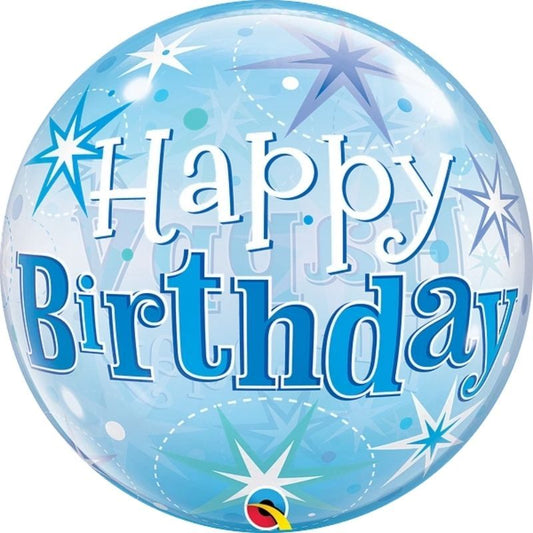 Balão Bubble Happy Birthday...