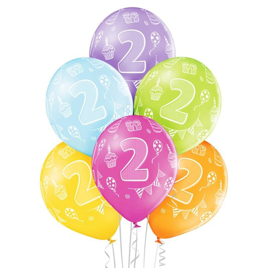 Balões látex 2º aniversário...
