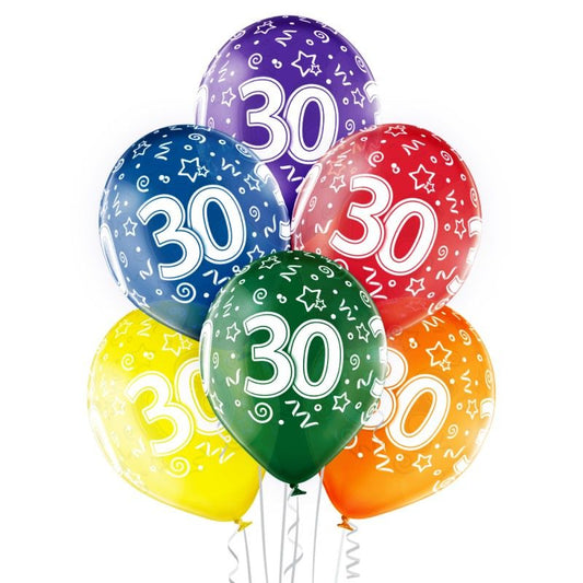 Balões 30º aniversário