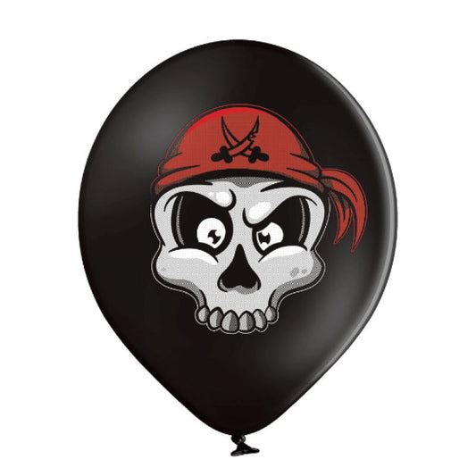 Balões látex caveira pirata...