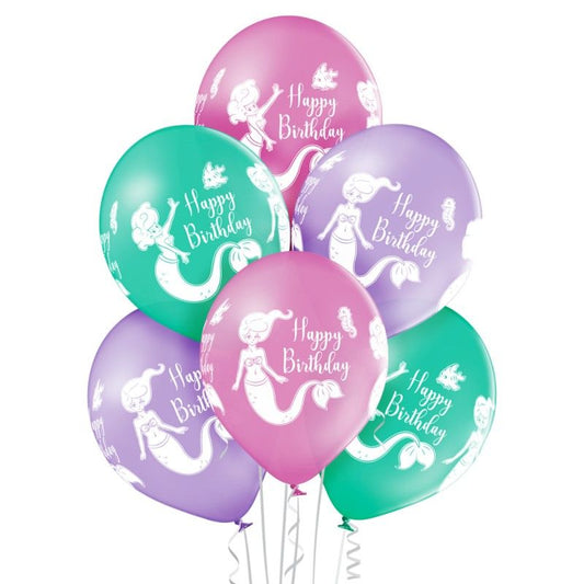 Balões látex birthday merma...