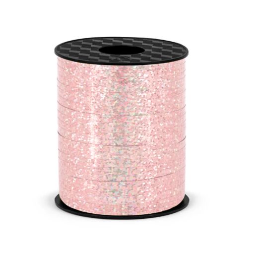 Fita Rosa Glitter p/ Balões