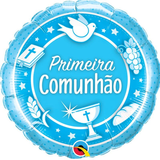 Balão Comunhão Azul