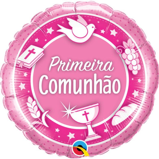 Balão Comunhão Rosa