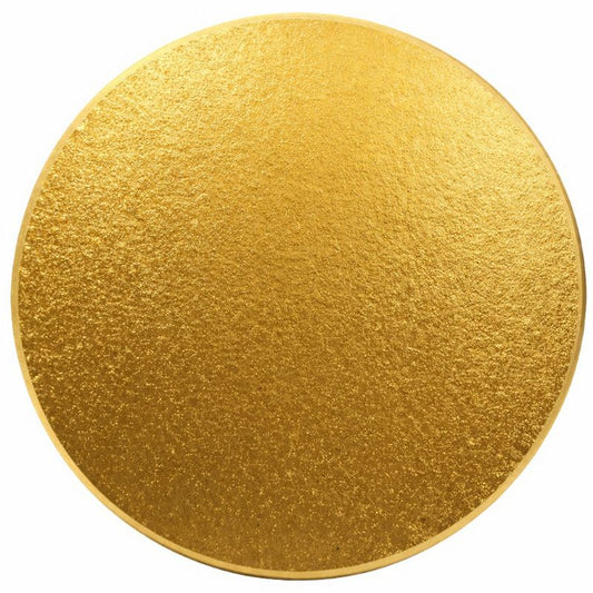 Base Bolo redonda Dourada 35cm