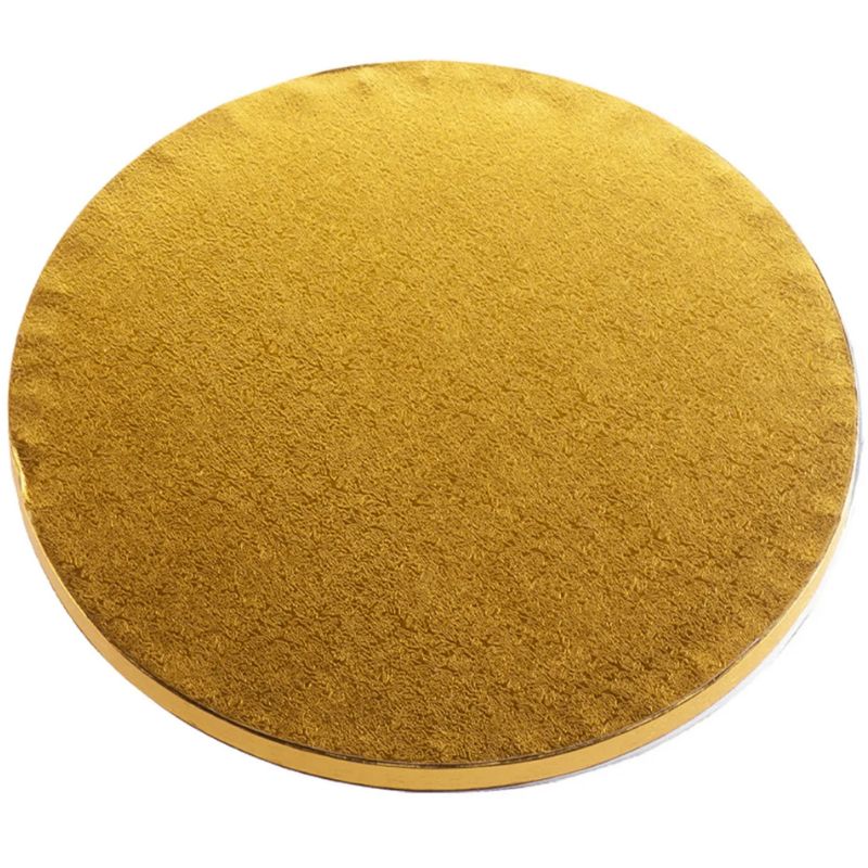 Base p/ bolo dourada 40cm