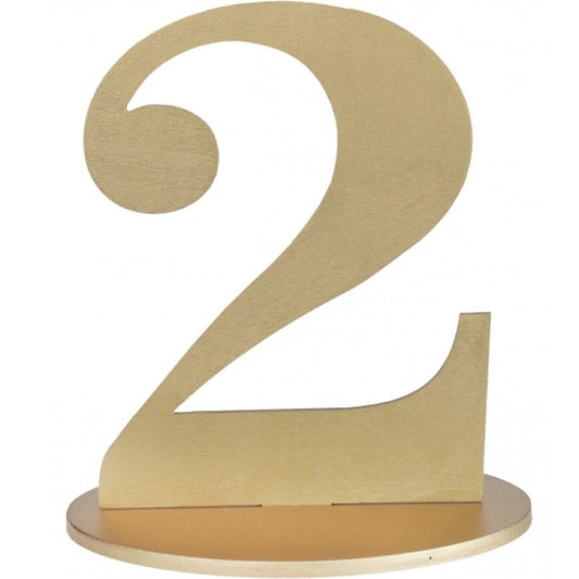 Marcador Nº2 Dourado