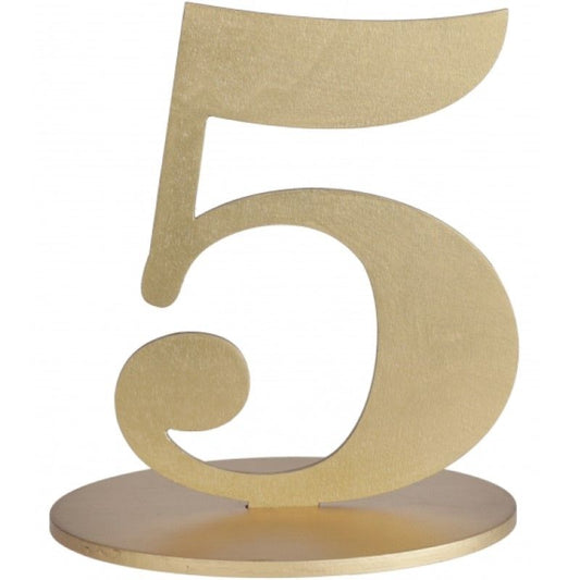 Marcador Nº5 Dourado