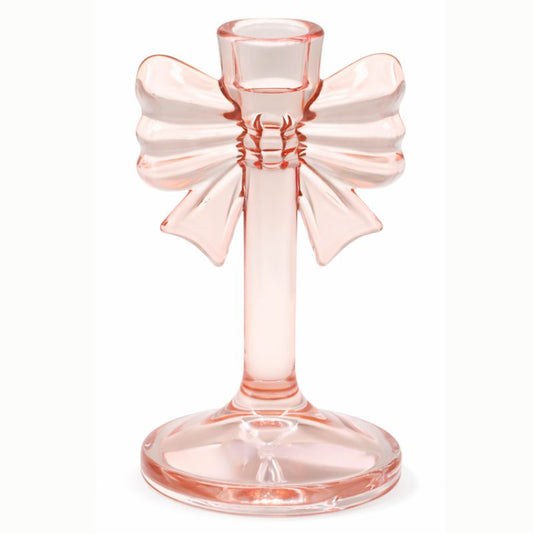 Castiçal c/ Laço Glow Pessego