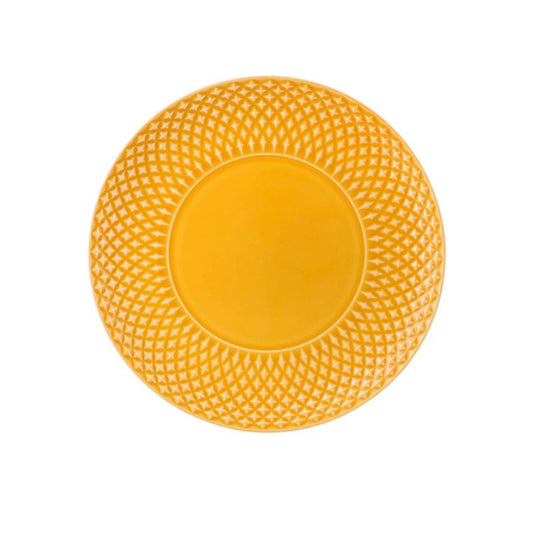 Prato sobremesa bicos amarelo