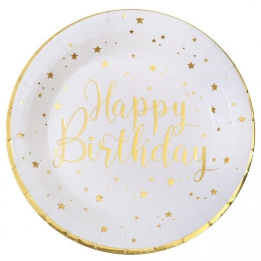 Pratos Happy Birthday 23cm