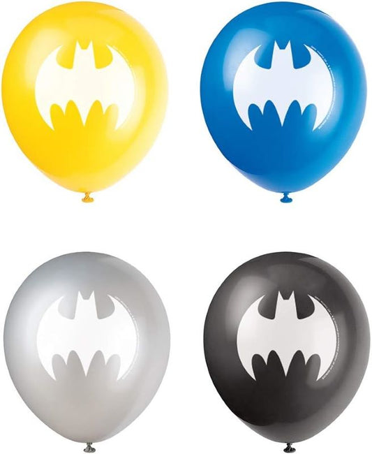 Balões Látex Batman 30cm 8pc