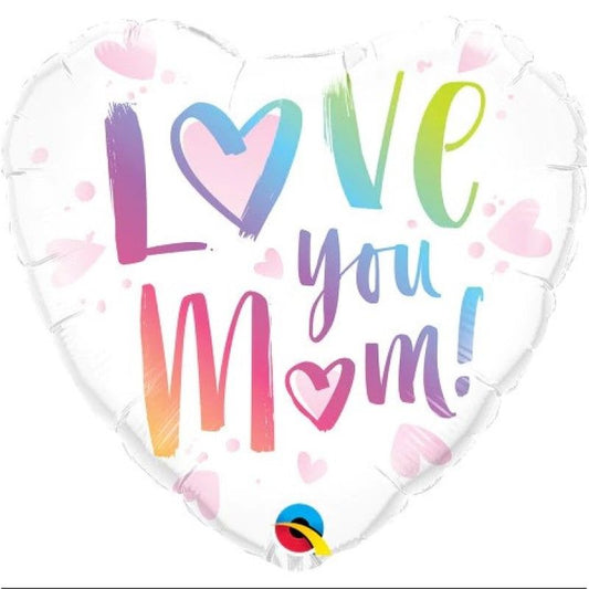 Balão Coração Love You Mom