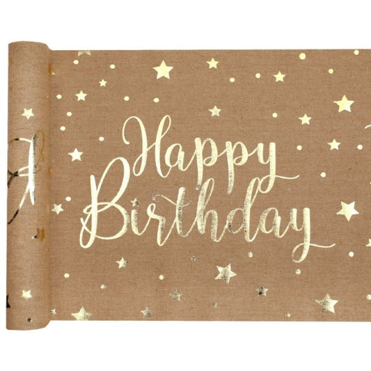 Caminho de Mesa Happy Birth...