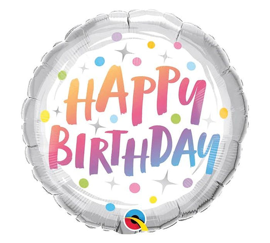 Balão Metálico Birthday Rai...